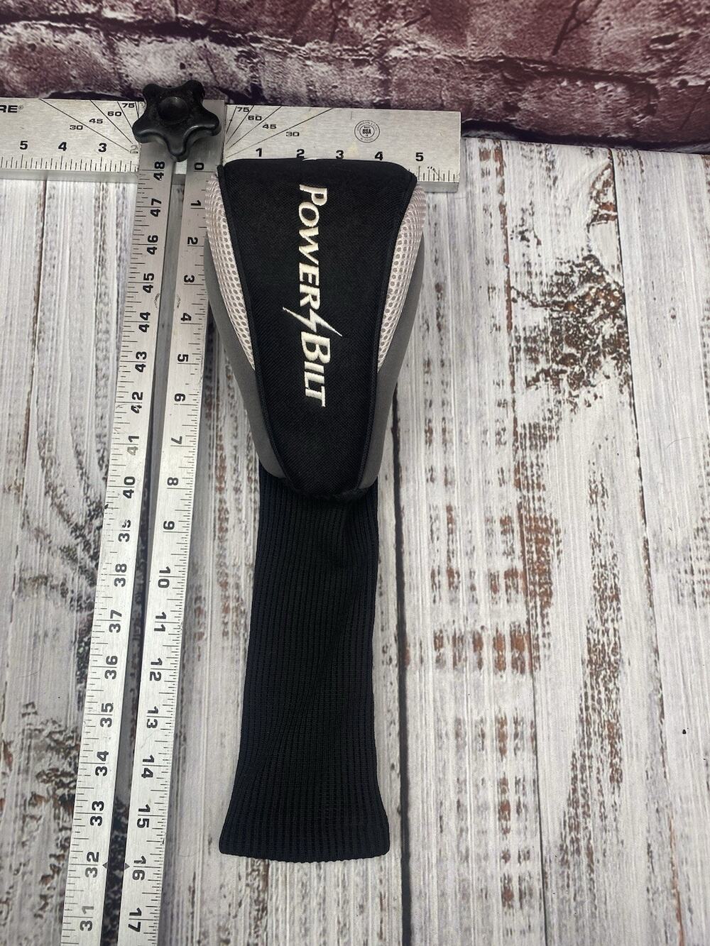 Power Bilt 1 Driver Head Cover Black and Gray